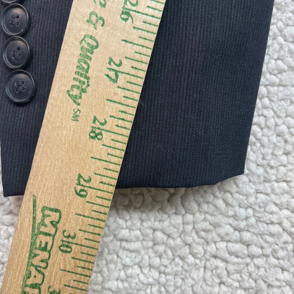 Jos. A. Bank Blazer Men 41R Grey Joseph Wool Two Button Suit Jacket Textured